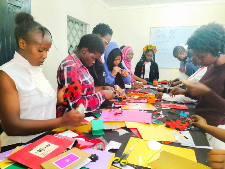 COMMUNITY ARTS FOR YOUNG LADIES IN KIBERA, NAIROBI.